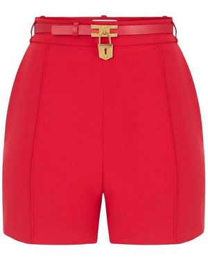 Elisabetta Franchi Shorts - Rojo