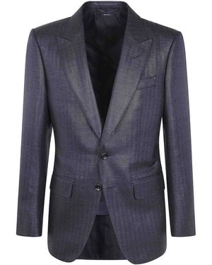 Tom Ford Giacca Glamou - Blu