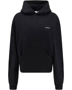 Coperni Cotton Sweatshirt With Hood - Black