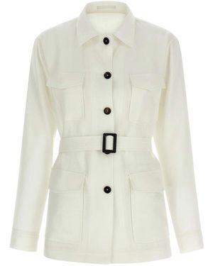 Tagliatore J-Lauren Jacket - White