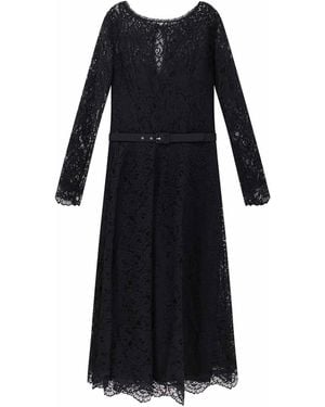 La Petite Robe Di Chiara Boni Ginogi Lace Midi Dress - Black