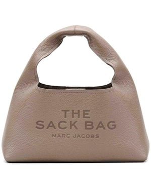 Marc Jacobs The Leather Mini Sack Bag - Metallic