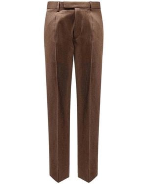 ZEGNA Wool Trousers - Brown