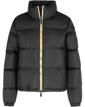 Burberry Polyester Down Jacket - Black