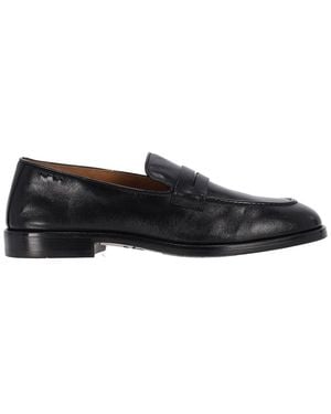Alexander Hotto Leather Moccasins - Black