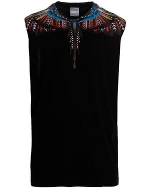 Marcelo Burlon Tank Top Grizzly Wings - Black