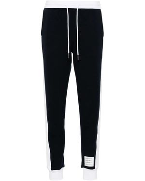 Thom Browne Pantalones Deportivos - Azul