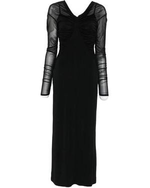 Max Mara 'Maxmara Pure' Jersey Dress - Black