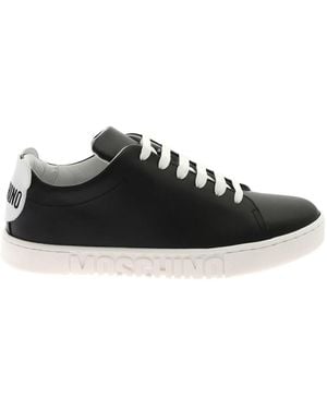 Moschino Teddy Patch Sneakers - Black
