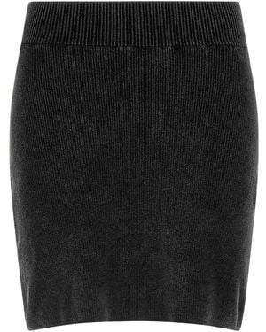 Alexander Wang Chenille Skirt - Black