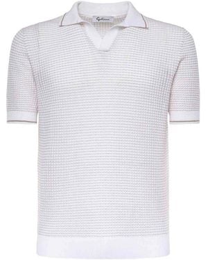 Giuliano Galiano Cotton Polo - White