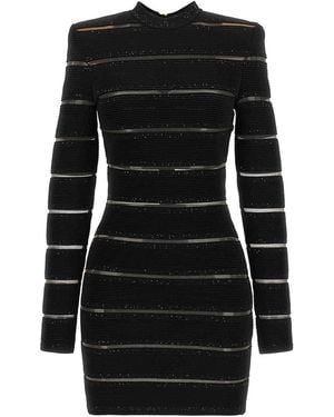 Balmain Bodycon Dress - Black