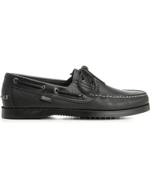 Paraboot Barth Boat Moccasin - Black