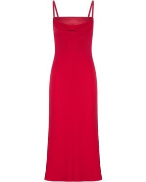 Max Mara Cady Cocktail Dress - Red
