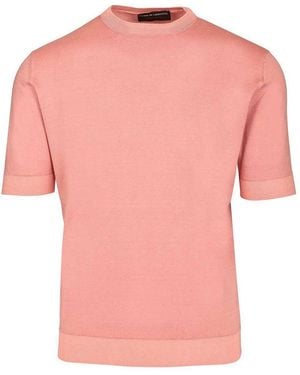 FILIPPO DE LAURENTIIS Crew Neck T-Shirt - Pink