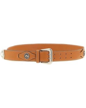 Ermanno Scervino Logo Coin Belt - Brown