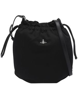 Vivienne Westwood Drawstring Bucket Bag - Black