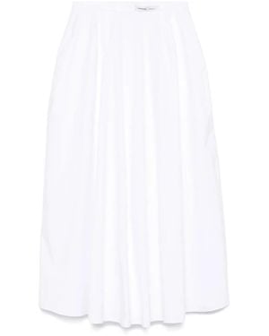 Carven Sk217 Skirt - White