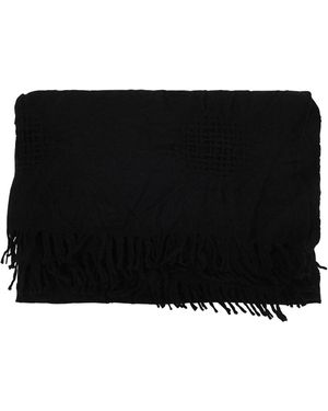 Y's Yohji Yamamoto Dot Mesh Stole - Black