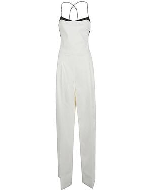 Tom Ford Silk Long Jumpsuit - White