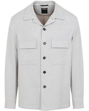 ZEGNA Linen Shirt - White