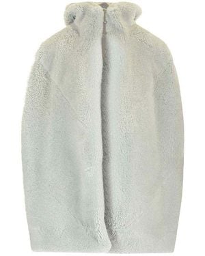 Rick Owens Shearling Vest - White
