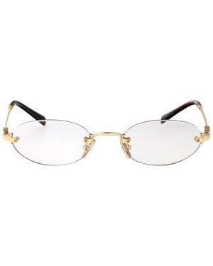 Miu Miu Lunettes De Soleil - Neutre