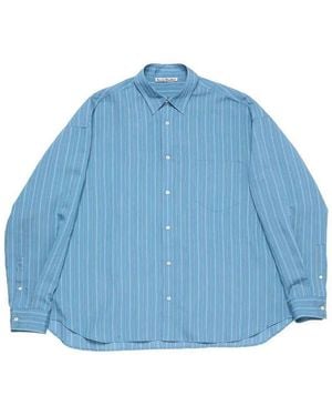 Acne Studios Cotton Shirt - Blue