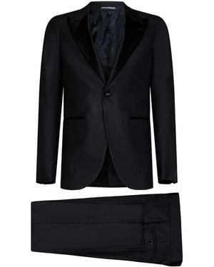 Emporio Armani Tuxedo Suit - Black