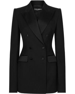 Dolce & Gabbana Blazer Doppiopetto - Black