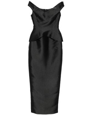 Solace London Pieta Maxi Dress - Black