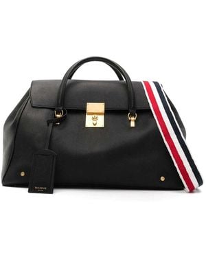 Thom Browne Morbida Borsa Per Bagagli Mr Thom - Nero