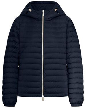 Moorer Julay Short Padded Down Jacket - Blue