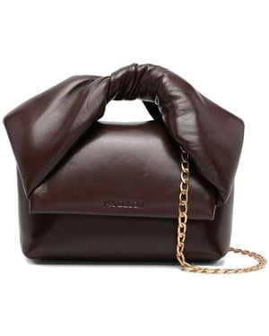 JW Anderson Small Twister Top Handle Bag - Brown