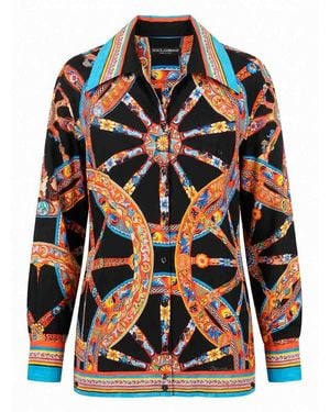Dolce & Gabbana Printed Shirt - Black