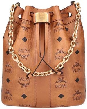 MCM Bucket Bag - Brown
