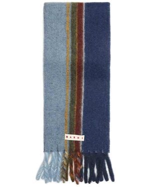 Marni Wool Scarf - Blue