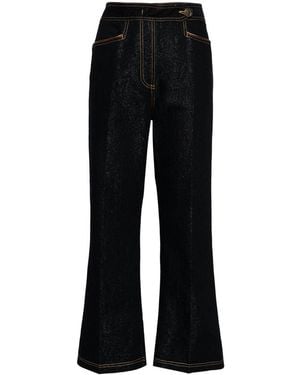 Etro Jeans Boot-Cut - Negro