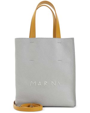 Marni Mini Borsa Morbida Museo - Grigio