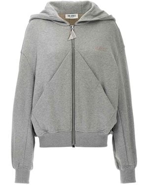 The Attico Logo Hoodie - Grey
