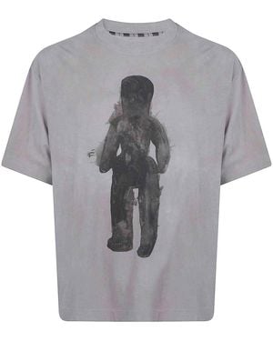 Ziggy Chen Printed T-Shirt - Gray