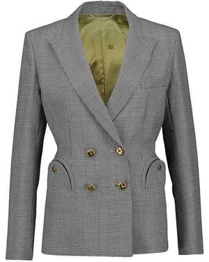 Blazé Milano Double-Breasted Blazer - Gray