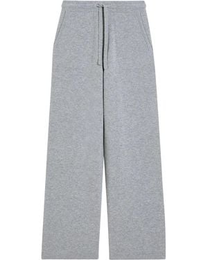 Max Mara Pietra Drawstring-Waist Track Trousers - Grey