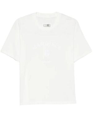 MM6 by Maison Margiela Maison Margiela T Shirt Logo - White