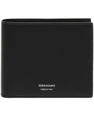 Ferragamo Calfskin Wallet - Black
