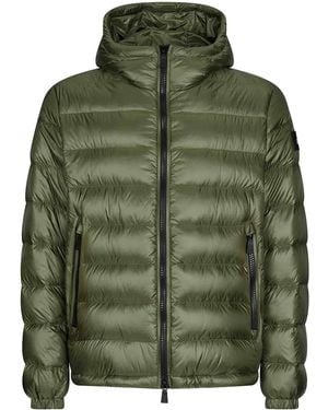 Add Quilted Down Jacket - Green