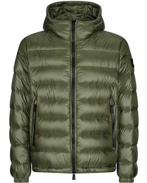 Add Quilted Down Jacket - Green
