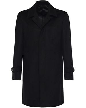Luigi Bianchi Cashmere Coat - Black