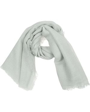 Andreas Cashmere Silk Scarf - White