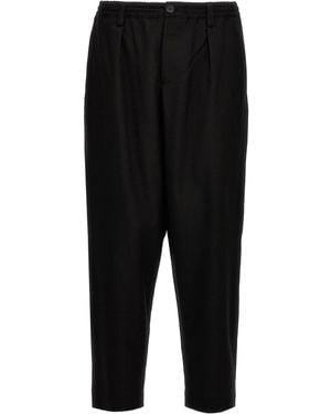 Marni Tropical Wool Crop Pants - Black